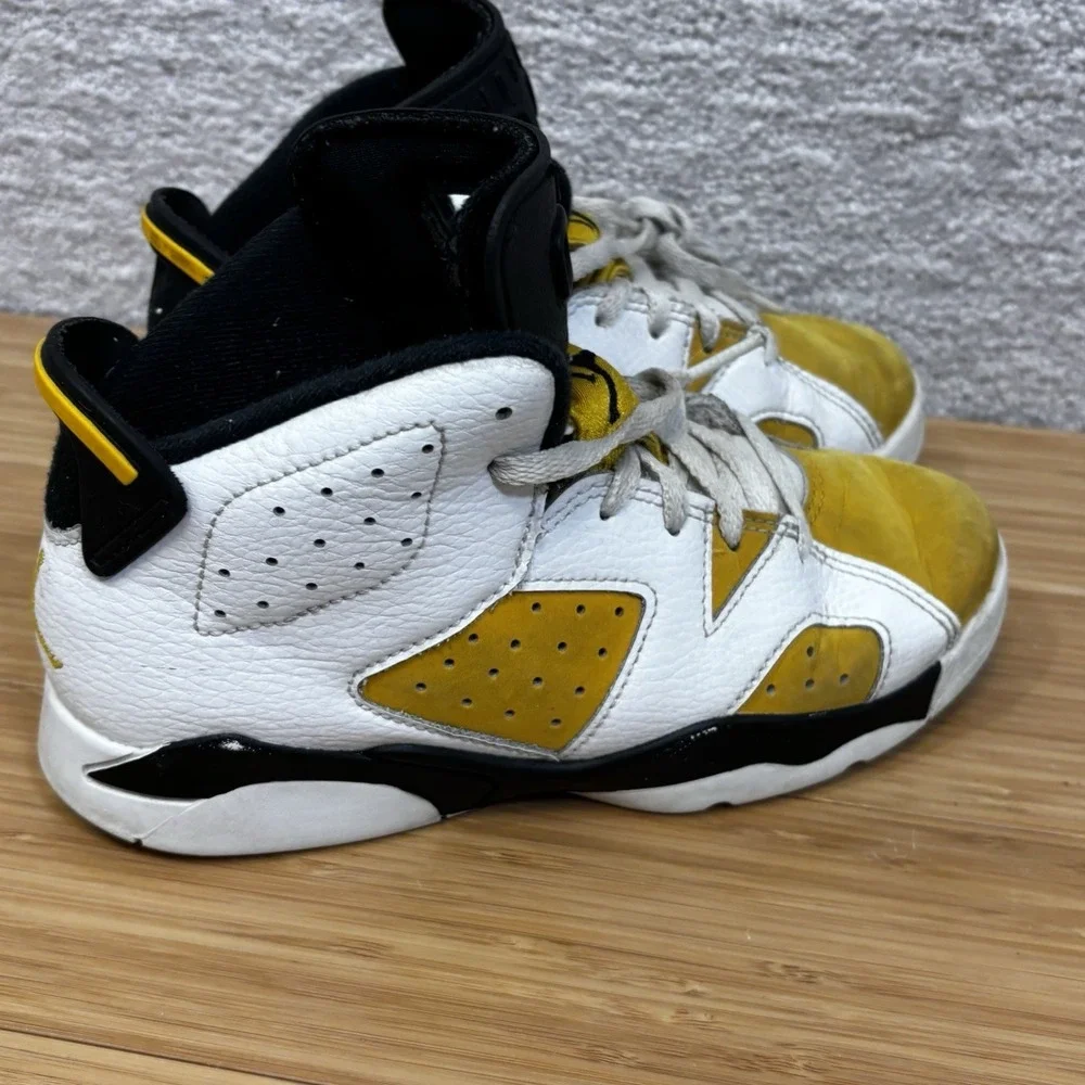 Jordan Air Jordan 6 Retro Shoes Kids 1.5 Y Yellow Ochre Basketball DV3605-170